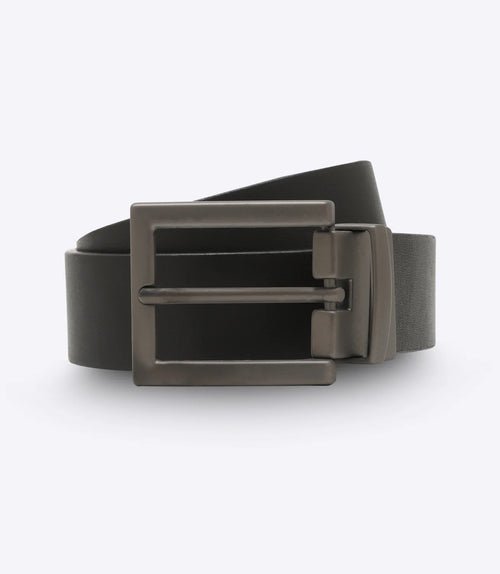 Cinto Social Couro Urban Dupla Face Preto