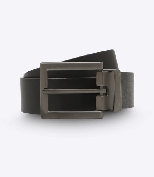 Cinto Social Couro Urban Dupla Face Preto