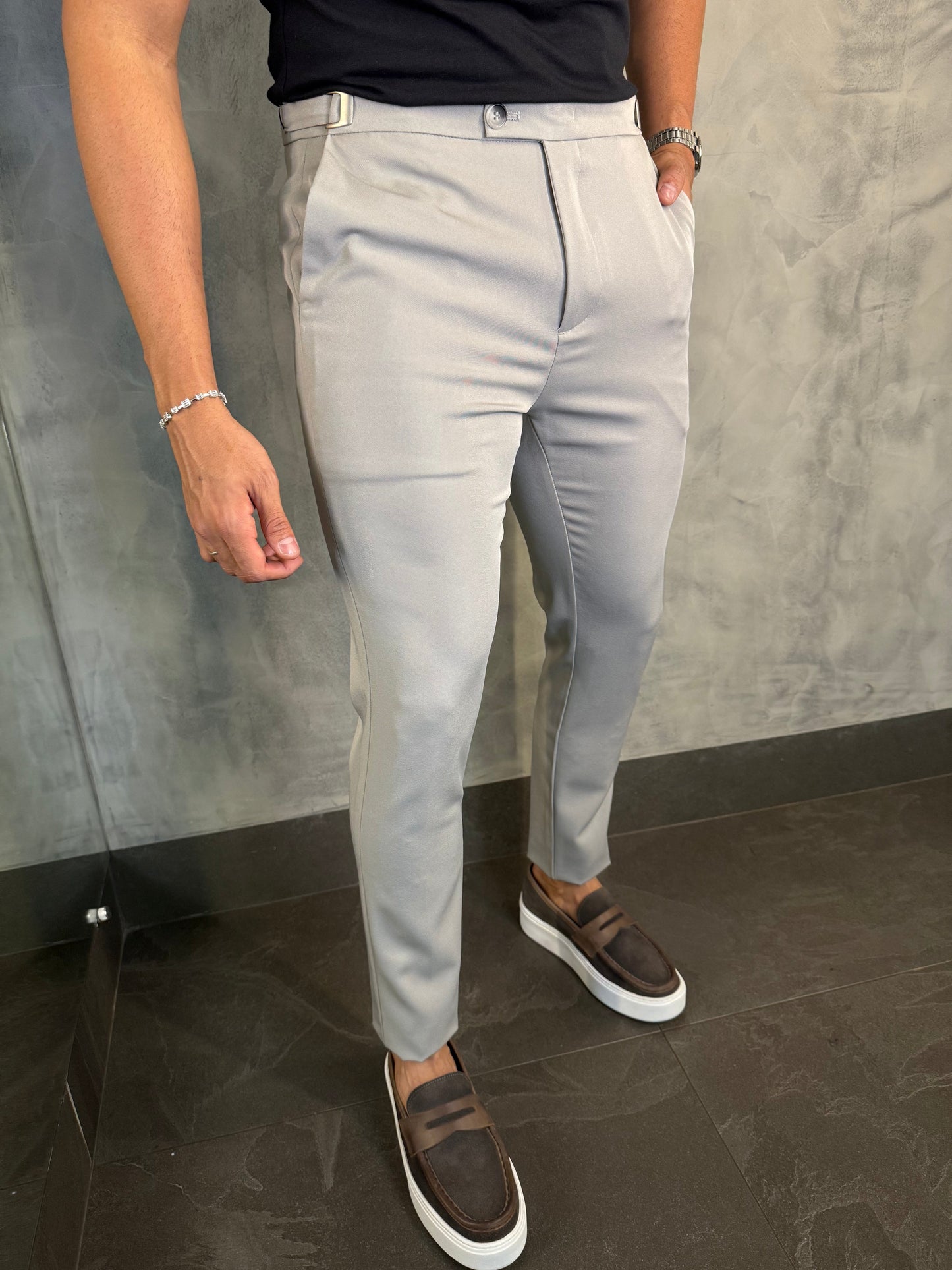 CALÇA VIENA AJUSTE CATRACA URBAN CINZA