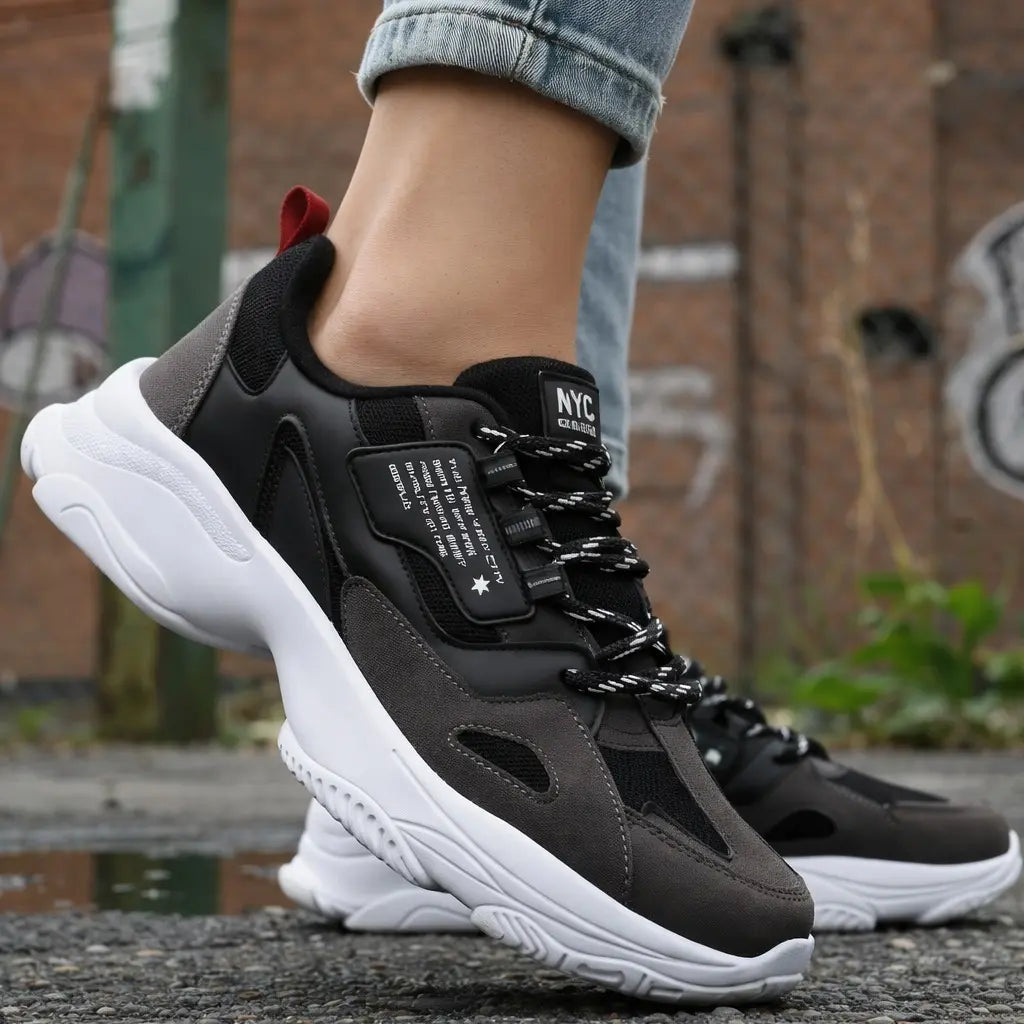 Chunky Nyc - Tênis Casual Estiloso e Confortável + Palmilha Ortopédica