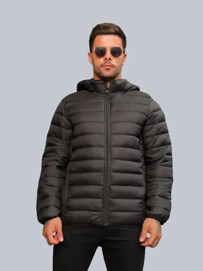 Jaqueta Puffer Gominho Premium com Capuz Removível