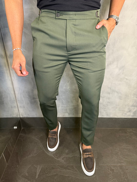 CALÇA VIENA AJUSTE CATRACA URBAN VERDE MILITAR
