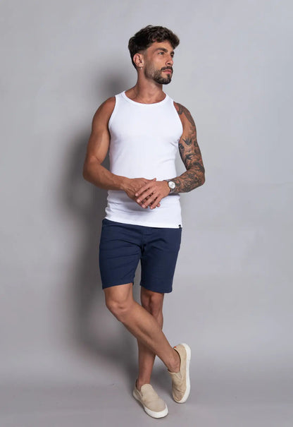 Camiseta Regata Americana Masculina Branca