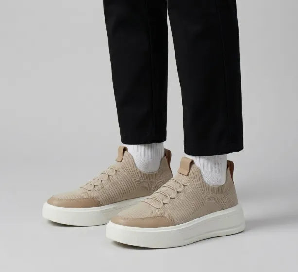 Tênis Premium Knit 3.0 - Ganhe 4cm de Altura - Conforto e Estilo para o Homem Moderno