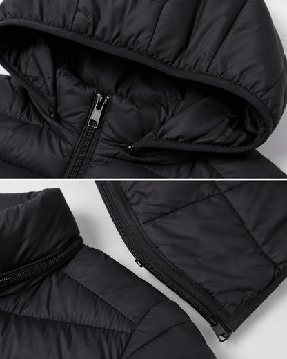 Jaqueta Puffer Gominho Premium com Capuz Removível