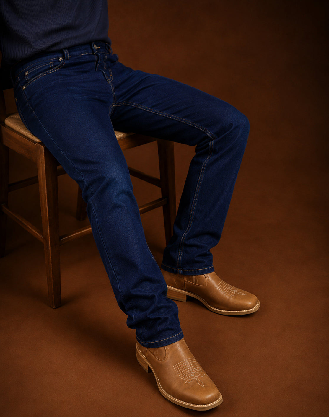 Calça Jeans Country Urban - 100% Algodão + Elastano, Estica bem - Estilo Cowboy, Fazenda, Campo, Trabalho, Rodeio
