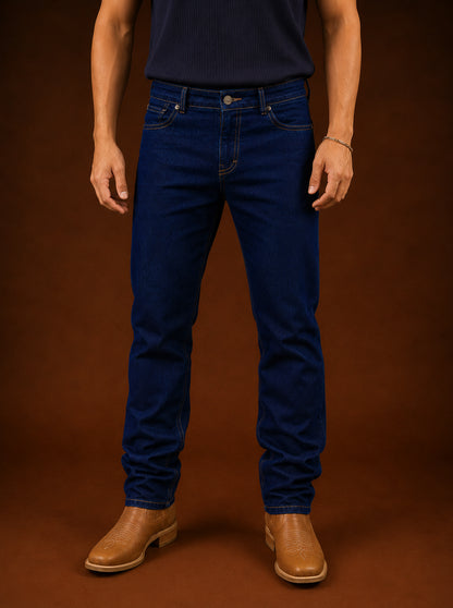 Calça Jeans Country Urban - 100% Algodão + Elastano, Estica bem - Estilo Cowboy, Fazenda, Campo, Trabalho, Rodeio