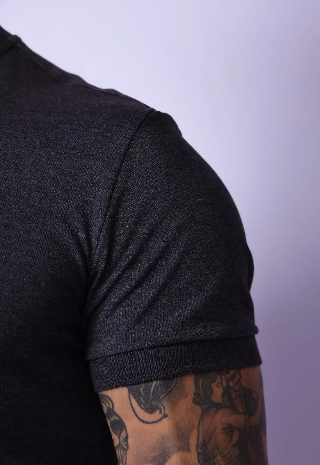 Camiseta com Zíper Chumbo