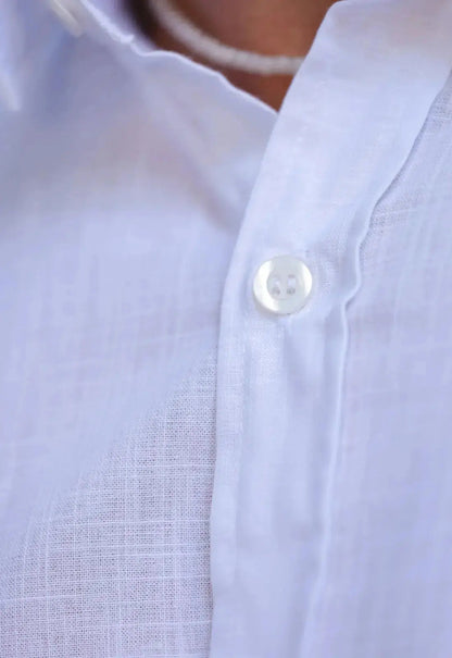 Camisa Masculina Manga Curta Flame Slim Branco