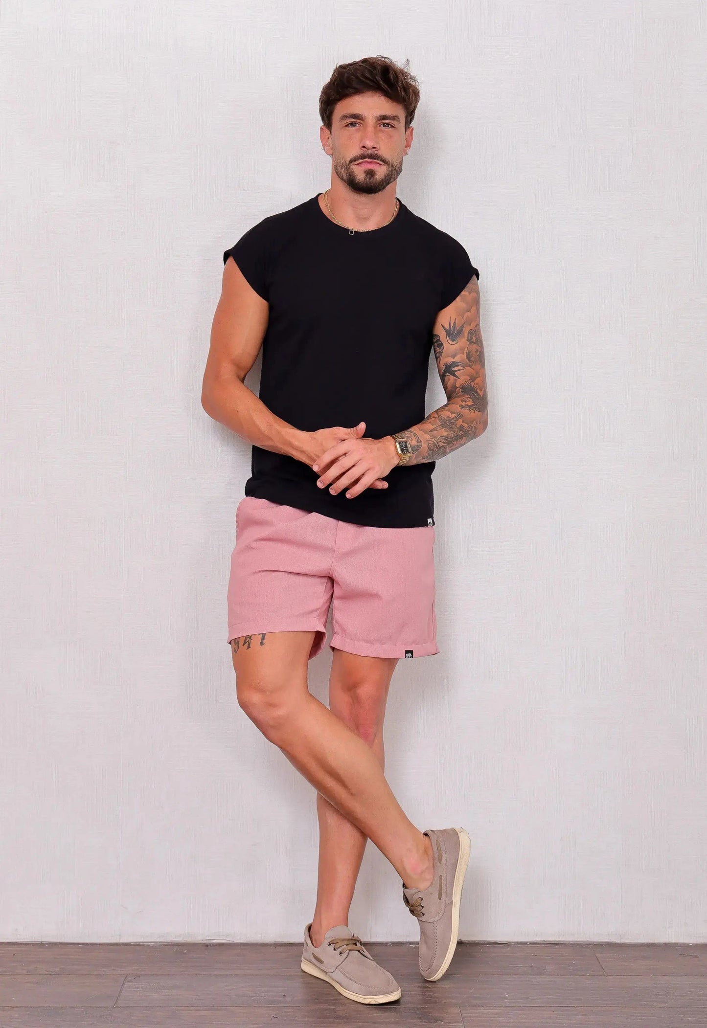 Camiseta Regata Tricot Preta