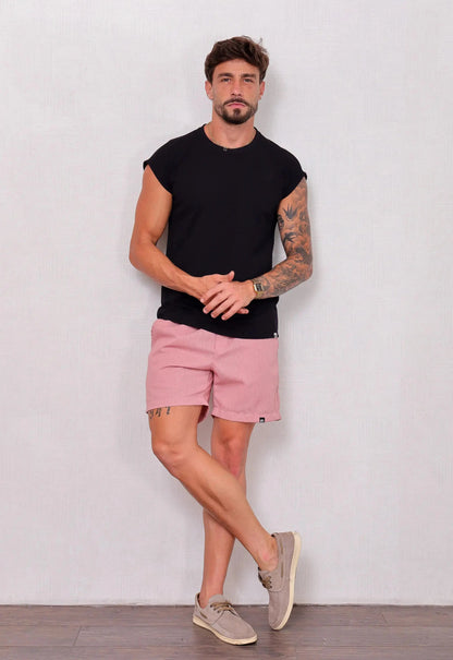 Camiseta Regata Tricot Preta