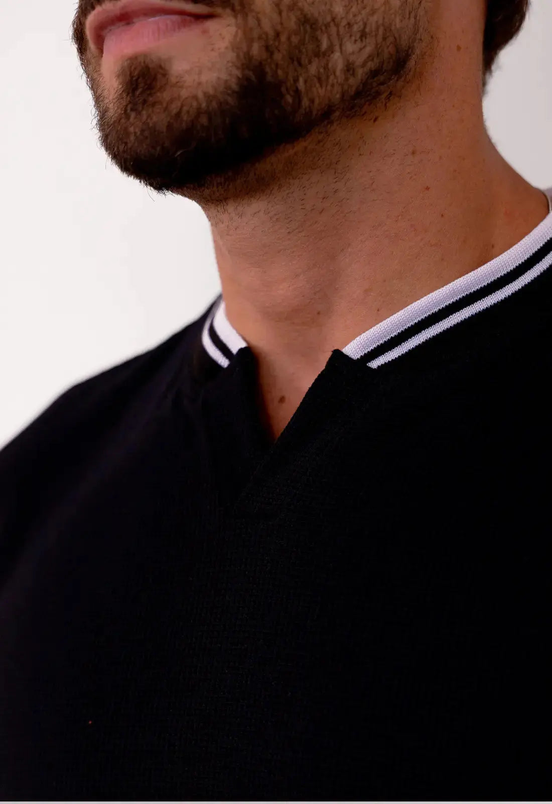 Camiseta Tricot Italiana Preta