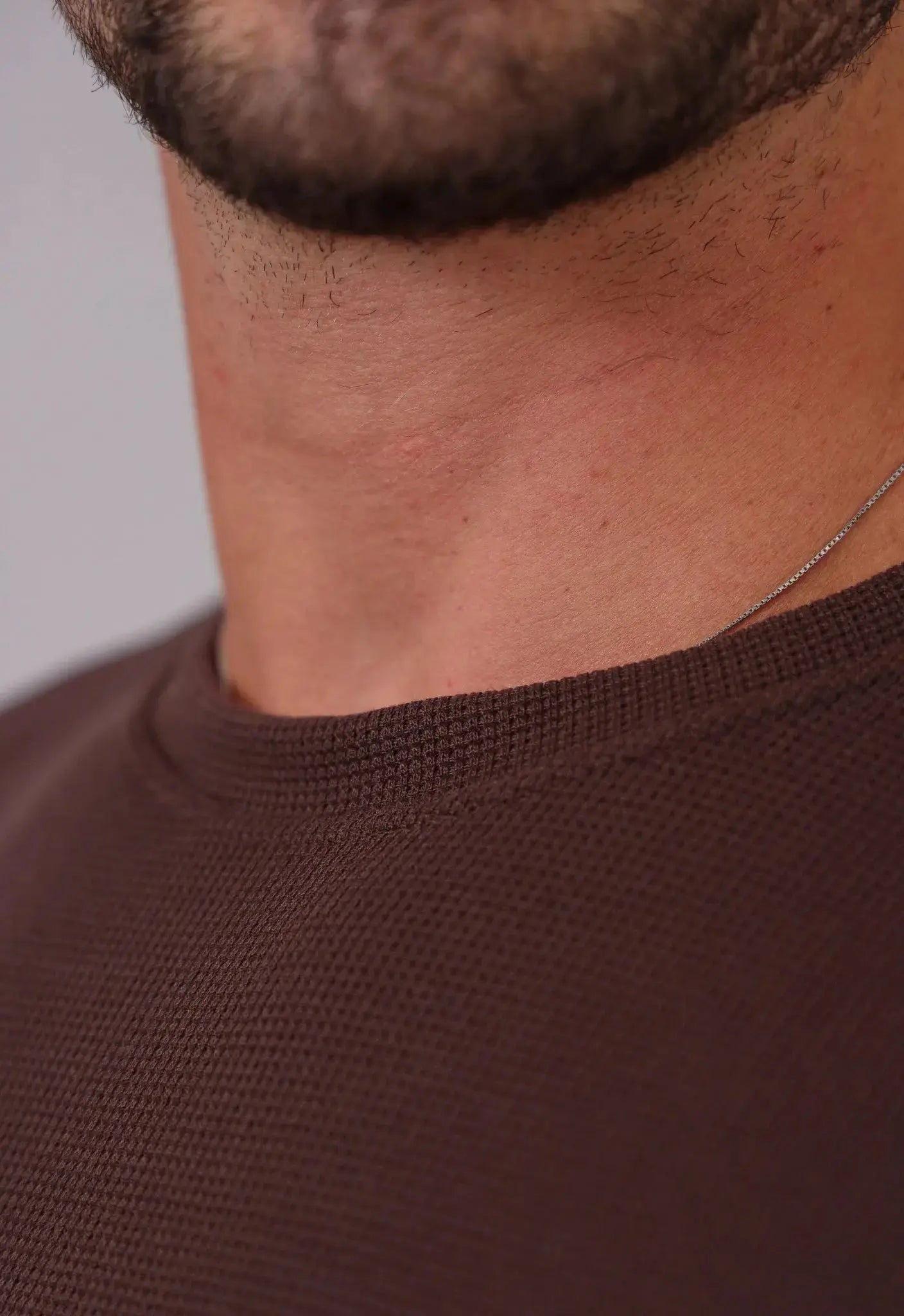 Camiseta Masculina Tricot Marrom Café