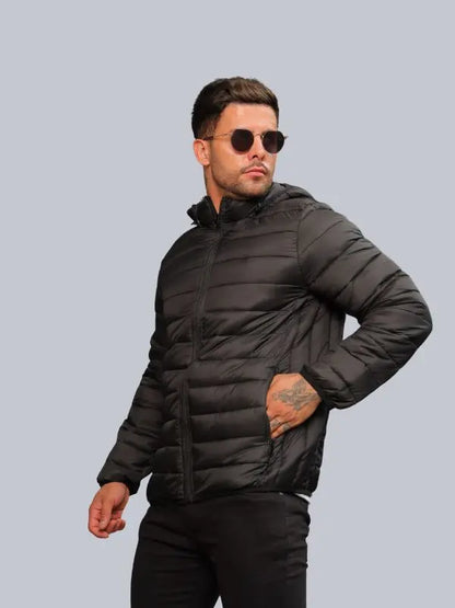 Jaqueta Puffer Gominho Premium com Capuz Removível