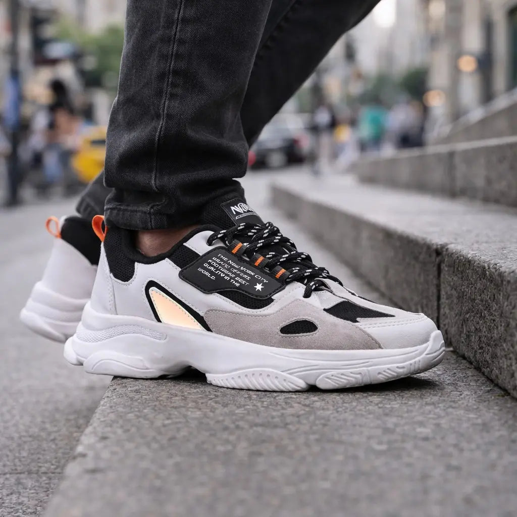 Chunky Nyc - Tênis Casual Estiloso e Confortável + Palmilha Ortopédica