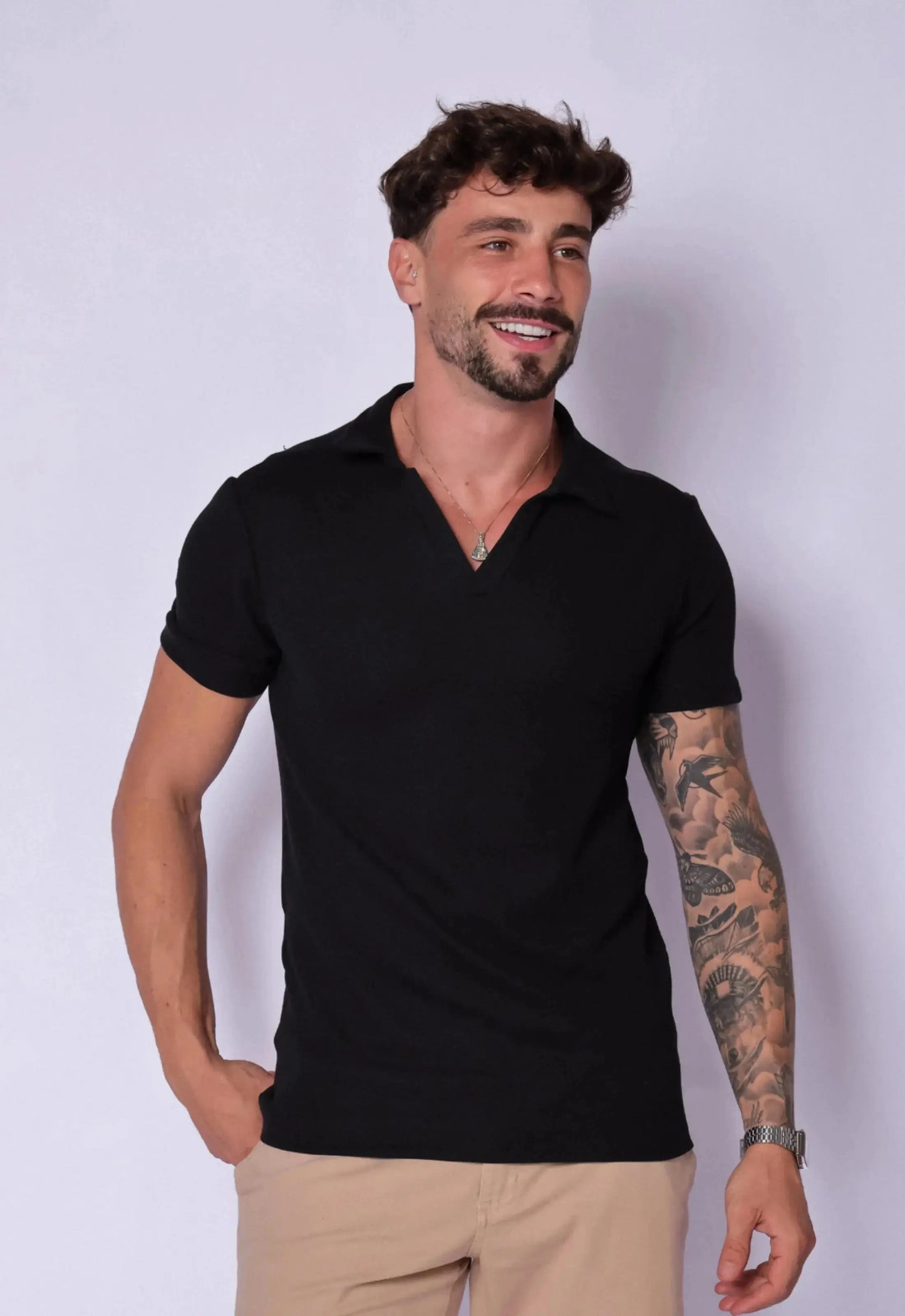 Kit 3 Polos Italianas Tricot | Monte Seu Kit