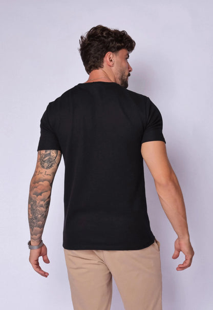 Camiseta Masculina Tricot Preta